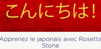 Rosetta stone japonais