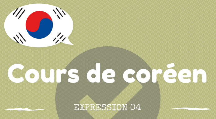Cours de coréen : expression 4 – 맞아요. 맞아. expression coreen 04