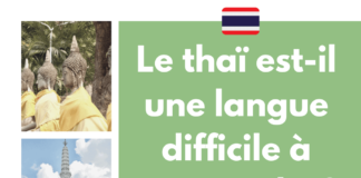 Le thaï est-il une langue difficile à apprendre?
