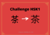 Test HSK1 – caractère chinois 茶 – chá - thé