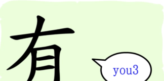 L'origine du caractère chinois 有 - yǒu - avoir