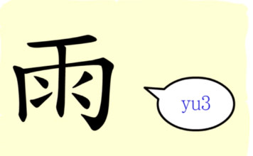 L’origine du caractère chinois 雨 – yǔ – pluie L'origine du caractère chinois 雨 - yǔ - pluie