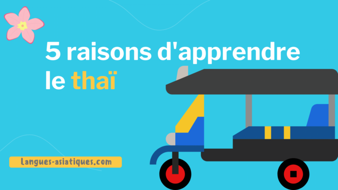 5 raisons d'apprendre le thaï