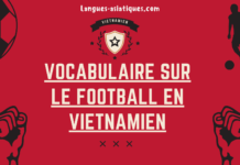 Vocabulaire sur le football en vietnamien