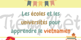 Les écoles et les universités pour apprendre le vietnamien