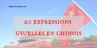 20 expressions usuelles en chinois