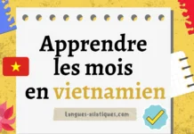 Apprendre les mois en vietnamien