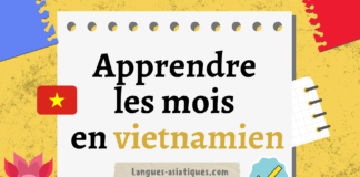 Apprendre les mois en vietnamien