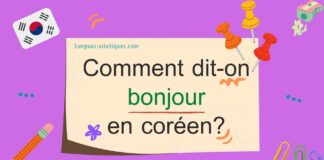 Comment dit-on bonjour en coréen?