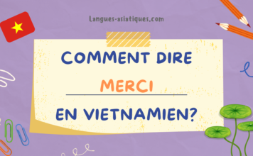 Comment dire merci en vietnamien ?
