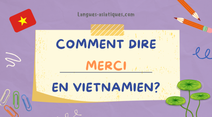 Comment dire merci en vietnamien ?