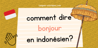 Comment dire bonjour en indonésien