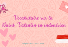 Vocabulaire sur la Saint-Valentin en indonésien