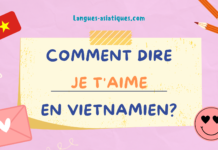 Comment dire je t’aime en vietnamien