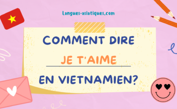 Comment dire je t’aime en vietnamien