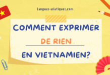 Comment exprimer de rien en vietnamien
