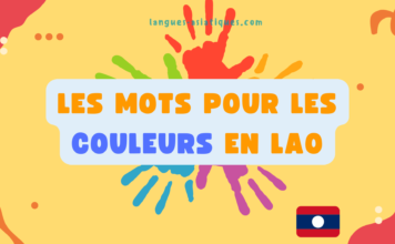 Les mots pour les couleurs en lao Les mots pour les couleurs en lao