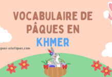 Quelques mots de Pâques en khmer