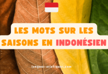 Les mots sur les saisons en Indonésien Les mots sur les saisons en Indonésien