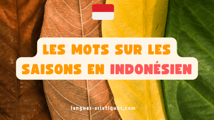Les mots sur les saisons en Indonesien Les mots sur les saisons en Indonésien