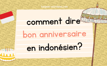 Comment dire joyeux anniversaire en indonésien