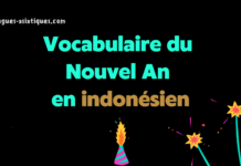 Quelques mots sur le Nouvel An en Indonésien Quelques mots sur le Nouvel An en Indonésien