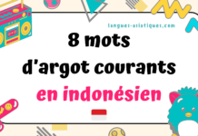 8 mots d’argot courants en indonésien