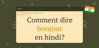Comment dire bonjour en hindi