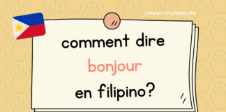 Comment exprimer bonjour en filipino?