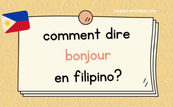 Comment exprimer bonjour en filipino?