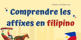 Comprendre les affixes en filipino