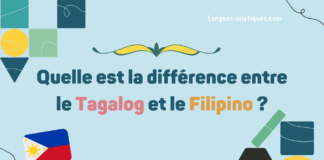 Quelle est la différence entre le Tagalog et le Filipino?