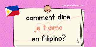 Comment dire je t’aime en filipino