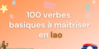100 verbes basiques à maîtriser en lao 100 verbes basiques à maîtriser en lao