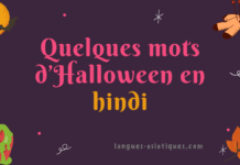 Quelques mots d’Halloween en hindi