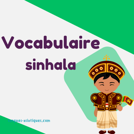 card apprendre vocabulaire sinhala